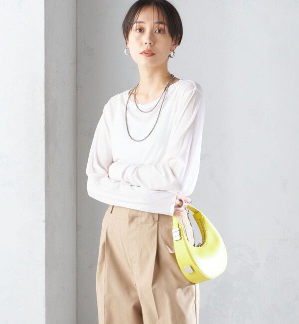 SHIPS for women「シアー クルーネック カットソー」|Tシャツ・カットソー|