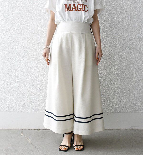 SHIPS any「SHIPS any:〈洗濯機可能〉マリン ガウチョ ワイド パンツ」|その他|