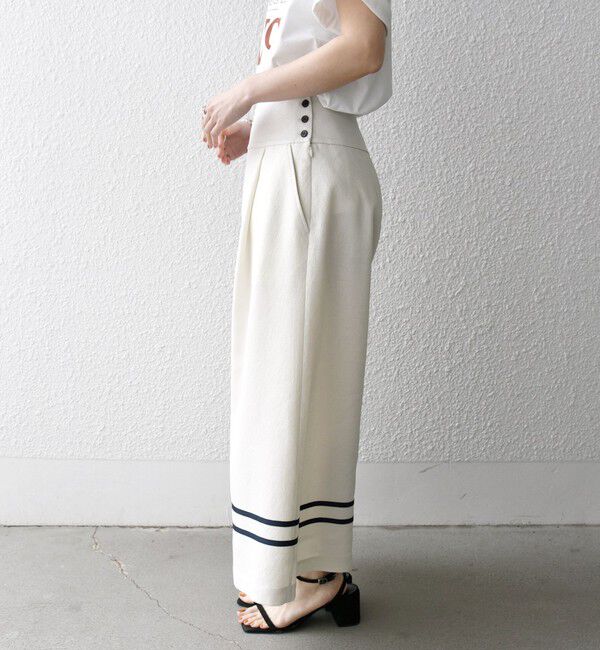 SHIPS any「SHIPS any:〈洗濯機可能〉マリン ガウチョ ワイド パンツ」|その他|