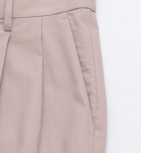 SHIPS「【SHIPS別注】FANTASTICDAYS: 2プリーツ コットン テーパードパンツ」|スラックス|