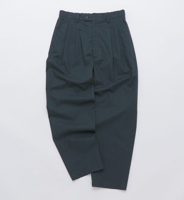 SHIPS「【SHIPS別注】FANTASTICDAYS: 2プリーツ コットン テーパードパンツ」|スラックス|