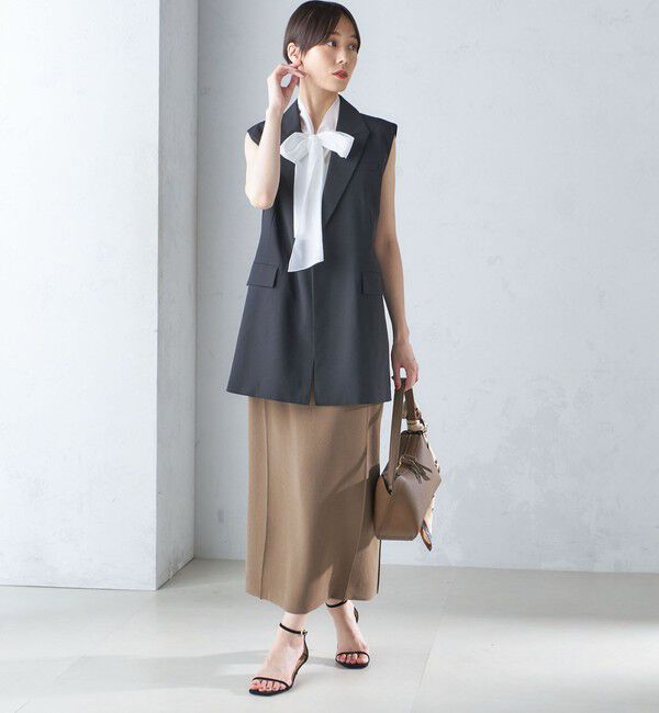 SHIPS for women「ウール混 ボックス テーラード ジレ」|ベスト・ジレ|
