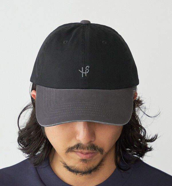 SHIPS「【WEB限定】SHIPS: ワンポイントロゴ エンブロイダリー バイカラー オーバーフィットキャップ」|キャップ・キャスケット|