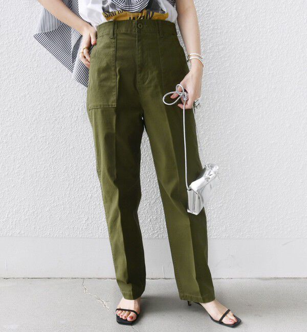 SHIPS for women「〈洗濯機可能〉ミリタリー ベイカー パンツ」|その他|