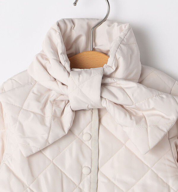 SHIPS KIDS「SHIPS KIDS:140～150cm /〈撥水/洗濯機可能〉キルト ペプラム ジャケット」|その他|