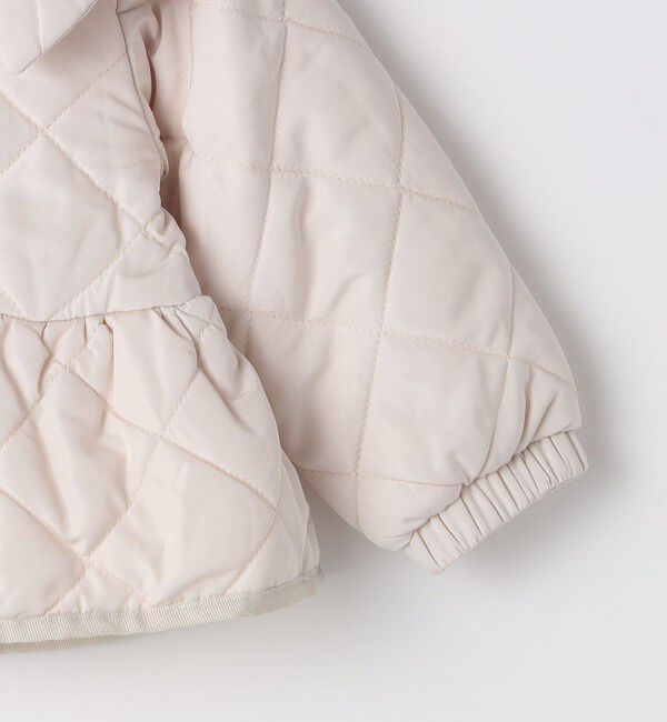 SHIPS KIDS「SHIPS KIDS:140～150cm /〈撥水/洗濯機可能〉キルト ペプラム ジャケット」|その他|