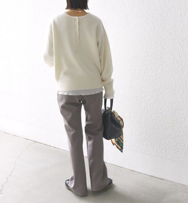 SHIPS for women「〈手洗い可能〉7G ウール カシミヤ ヘンリーネック 2WAY プルオーバー」|ニット・セーター|