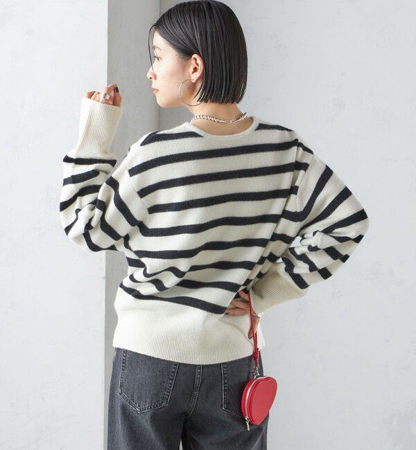 SHIPS for women「〈手洗い可能〉7G ウール カシミヤ ヘンリーネック 2WAY プルオーバー」|ニット・セーター|