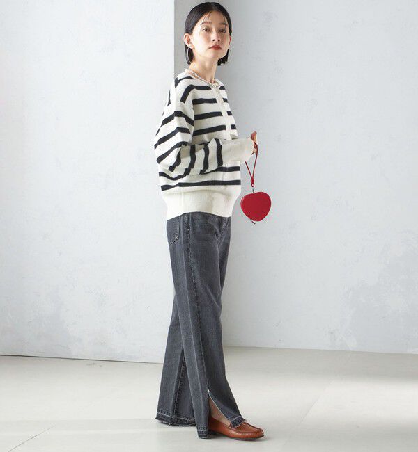 SHIPS for women「〈手洗い可能〉7G ウール カシミヤ ヘンリーネック 2WAY プルオーバー」|ニット・セーター|