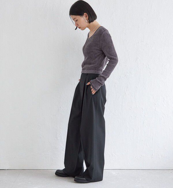 SHIPS for women「Wai＋:〈手洗い可能〉1/18ホック付 カーディガン」|カーディガン|