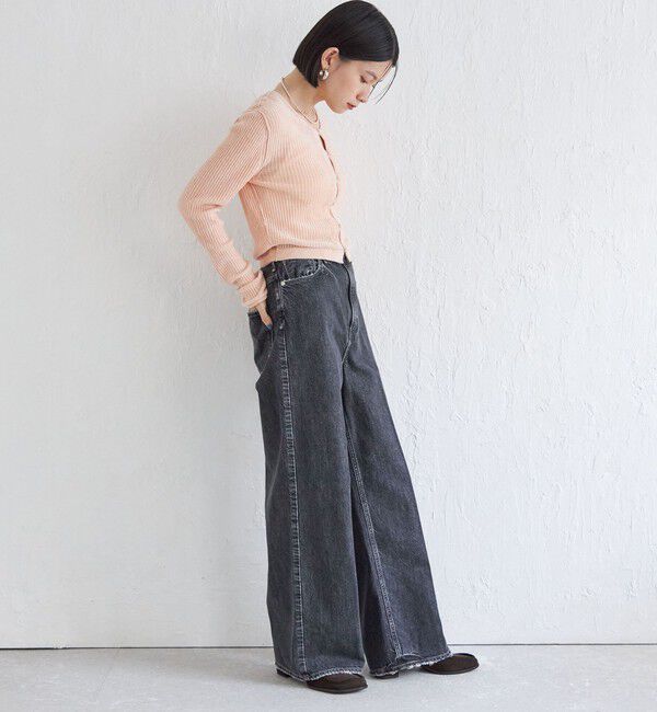 SHIPS for women「Wai＋:〈手洗い可能〉1/18ホック付 カーディガン」|カーディガン|