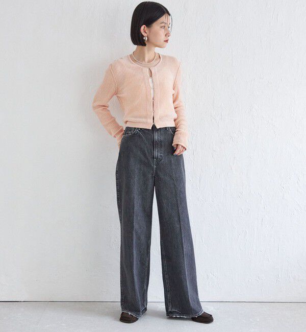 SHIPS for women「Wai＋:〈手洗い可能〉1/18ホック付 カーディガン」|カーディガン|