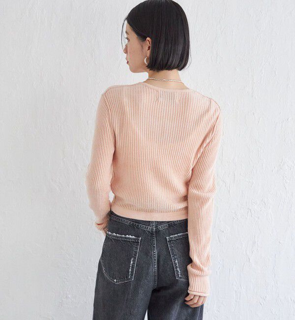 SHIPS for women「Wai＋:〈手洗い可能〉1/18ホック付 カーディガン」|カーディガン|