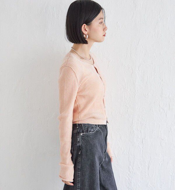 SHIPS for women「Wai＋:〈手洗い可能〉1/18ホック付 カーディガン」|カーディガン|