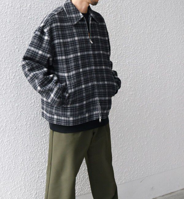 SHIPS any「SHIPS any: リバー メルトン オーバーサイズ ジップ ブルゾン◇」|ブルゾン・スタジャン|