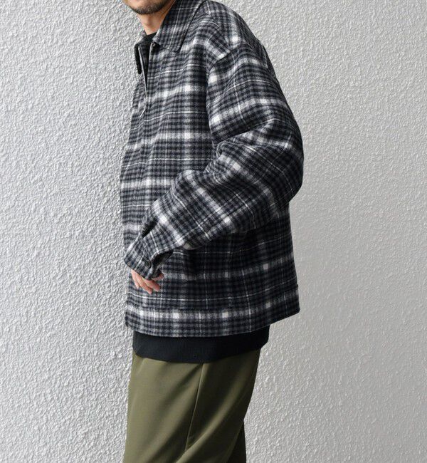 SHIPS any「SHIPS any: リバー メルトン オーバーサイズ ジップ ブルゾン◇」|ブルゾン・スタジャン|