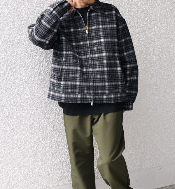 SHIPS any「SHIPS any: リバー メルトン オーバーサイズ ジップ ブルゾン◇」|ブルゾン・スタジャン|