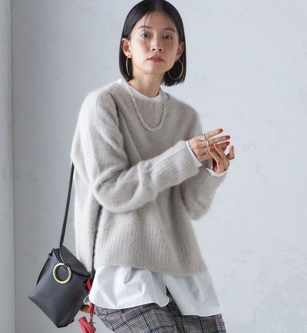 SHIPS for women「〈手洗い可能〉FOX クルーネック プルオーバー」|ニット・セーター|