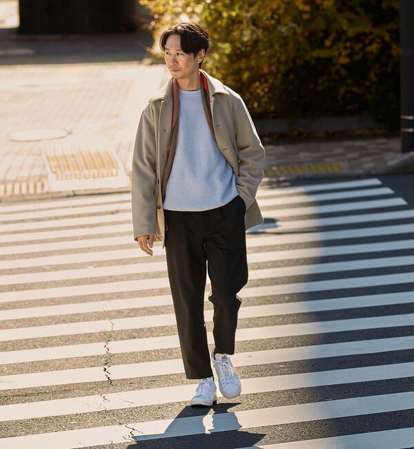 SHIPS「SHIPS: パネル カシミヤ ダブルフェイス マフラー」|ストール|