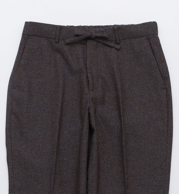 SHIPS「SHIPS: RENEWOOL ホームスパン イージーパンツ」|チノ|