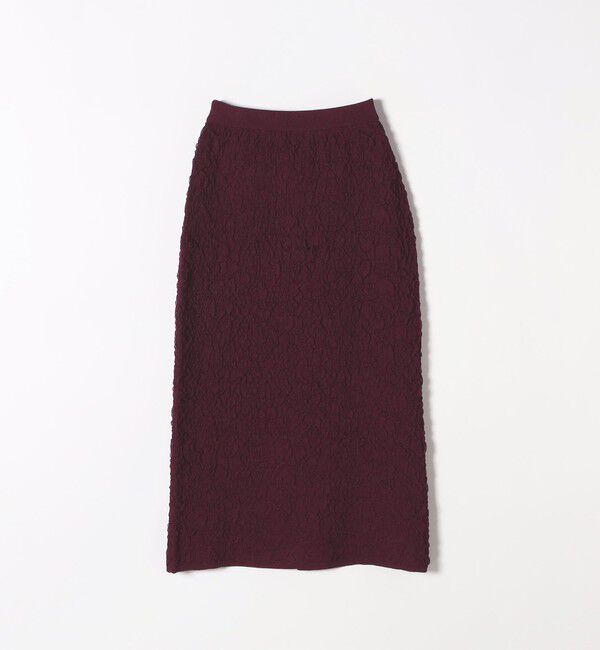 SHIPS any「SHIPS any:〈手洗い可能〉ジャカード バンピー Iライン ロング スカート」|スカート|