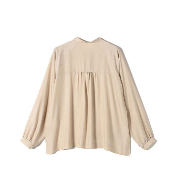 SHIPS for women「〈手洗い可能〉メタル ボタン シャンブレー ブラウス」|シャツ・ブラウス|