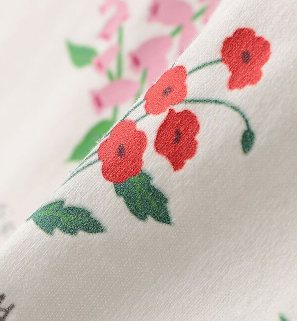 SHIPS KIDS「SHIPS KIDS:100～130cm / フラワー ブック 長袖 TEE」|Tシャツ・カットソー|