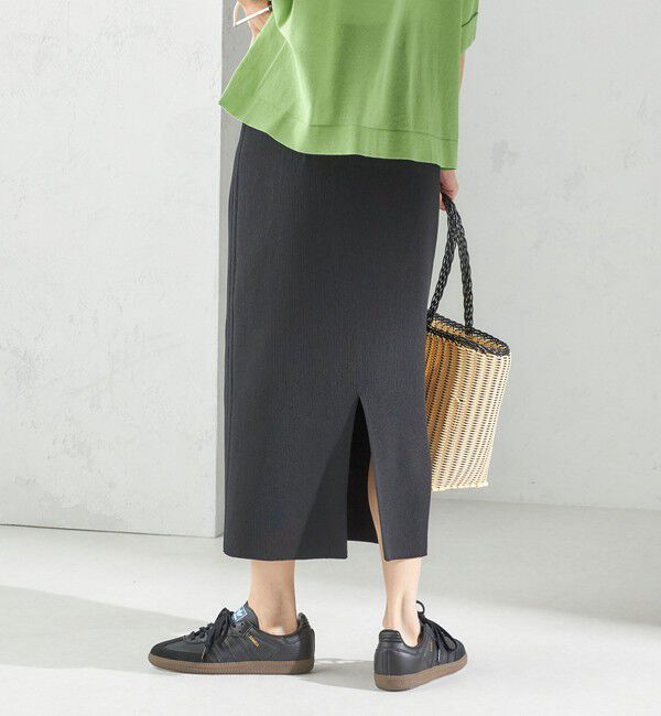 SHIPS for women「〈手洗い可能〉前後 2WAY リブ ニット スカート」|スカート|