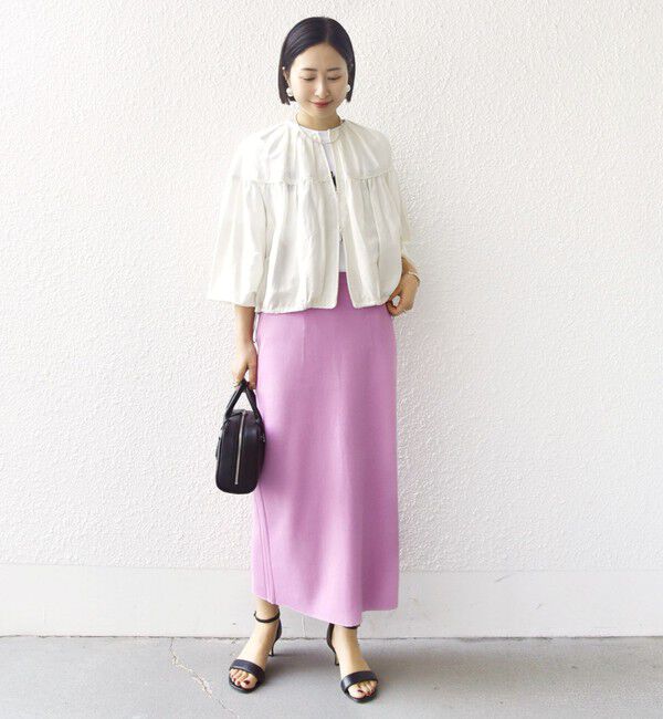 SHIPS for women「〈手洗い可能〉前後 2WAY リブ ニット スカート」|スカート|