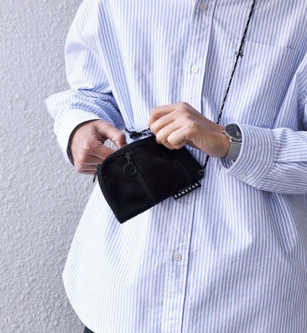 SHIPS any「【SHIPS any別注】MAISON CANVVAS: メッシュ ウォレット マルチ ショルダーポーチ◇」|ショルダー・メッセンジャー|