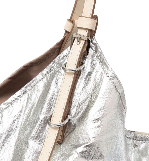 SHIPS any「SHIPS any: A4 メタリック ナイロン トート バッグ」|トートバッグ|