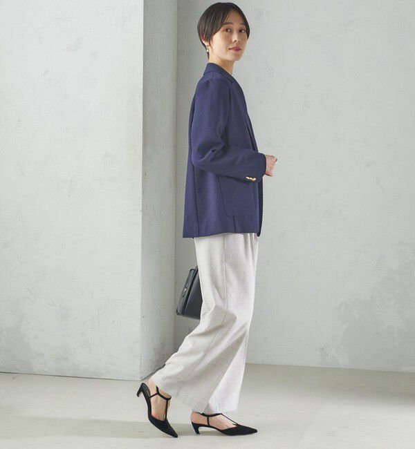 SHIPS for women「〈手洗い可能〉ストレッチ混 シングル 1ボタン テーラード ジャケット」|テーラードジャケット|