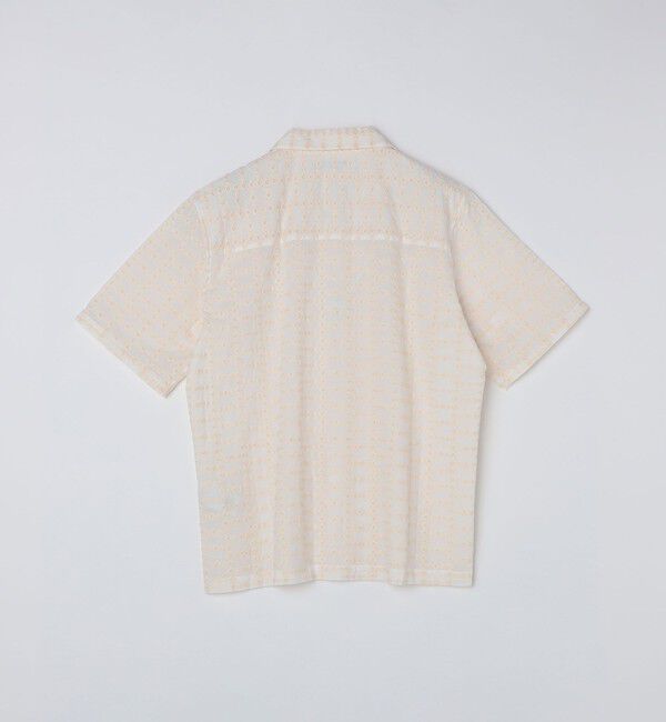 SHIPS「SHIPS: オープンカラー エンブロイダリー ショートスリーブ シャツ」|シャツ・ブラウス|