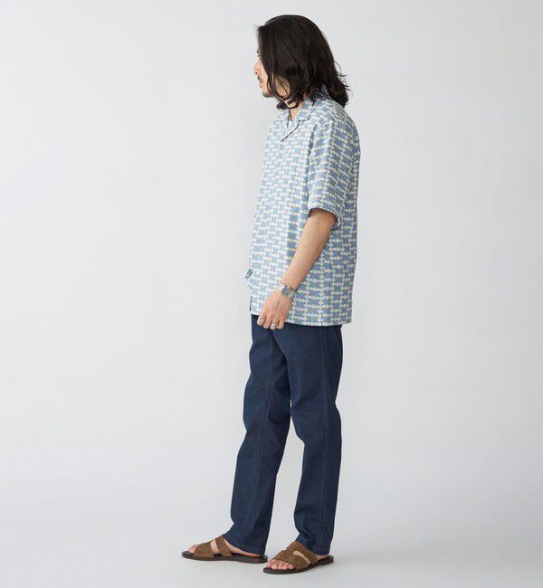 SHIPS「SHIPS: オープンカラー エンブロイダリー ショートスリーブ シャツ」|シャツ・ブラウス|