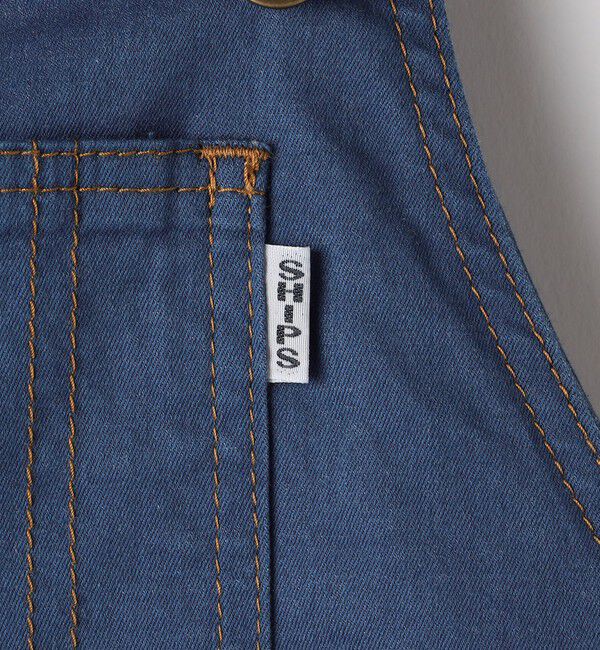 SHIPS KIDS「SHIPS KIDS:140～150cm / デニム オーバーオール スカート」|ジャンパースカート|