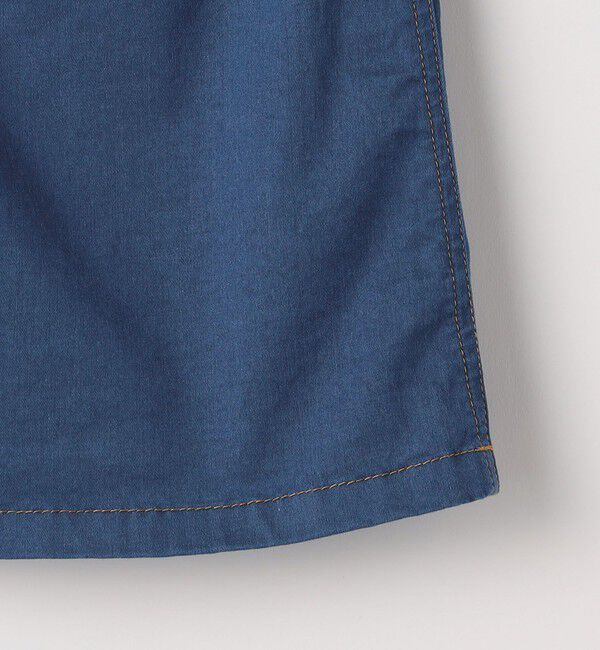 SHIPS KIDS「SHIPS KIDS:140～150cm / デニム オーバーオール スカート」|ジャンパースカート|