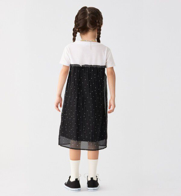 SHIPS Colors 「SHIPS Colors:100～140cm /〈洗濯機可能〉グリッター ドット ワンピース」|ワンピース|