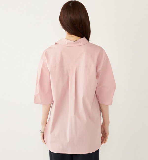 SHIPS Colors 「SHIPS Colors:〈手洗い可能〉ストレッチ スキッパー シャツ」|シャツ・ブラウス|