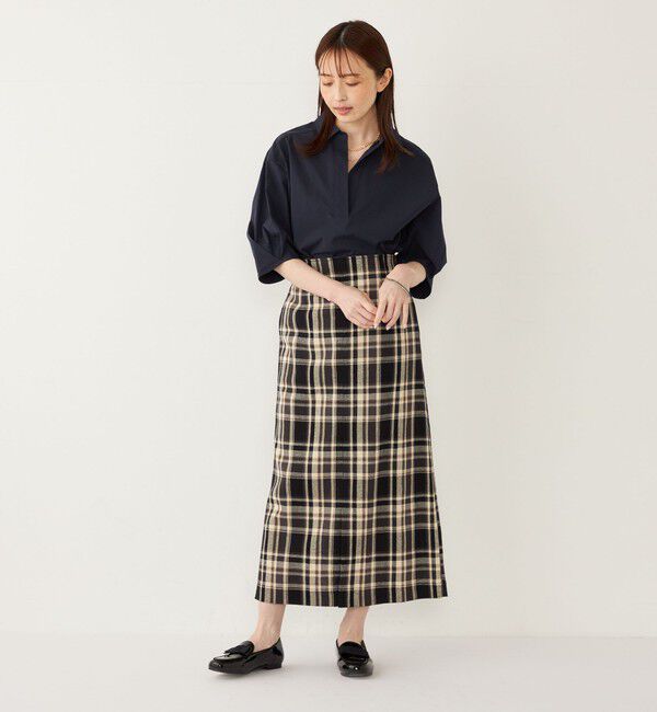 SHIPS Colors 「SHIPS Colors:〈手洗い可能〉ストレッチ スキッパー シャツ」|シャツ・ブラウス|