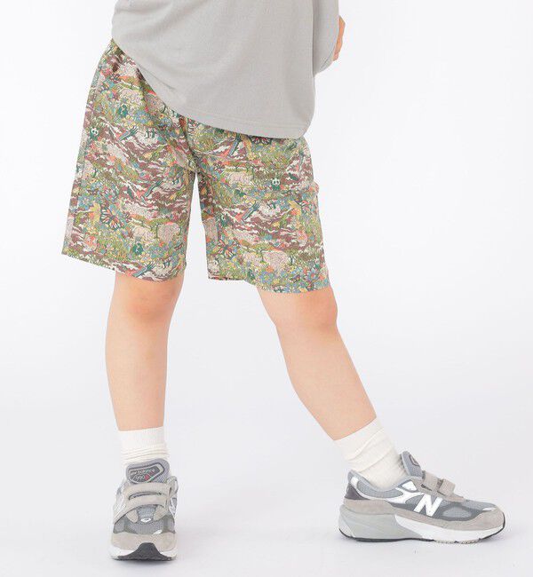 SHIPS KIDS「SHIPS KIDS:100～130cm / リバティ デイリー ショーツ」|その他|オリーブ
