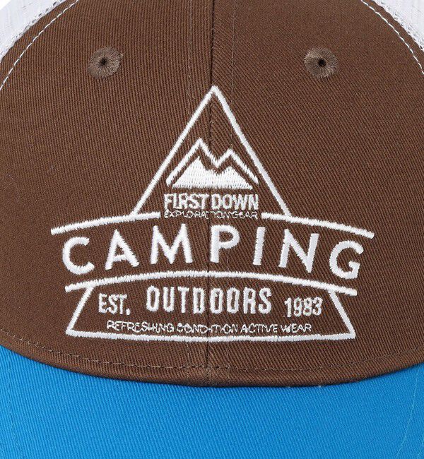 SHIPS Colors 「【SHIPS Colors別注】FIRST DOWN:〈手洗い可能〉メッシュ キャップ(KIDS)」|キャップ・キャスケット|