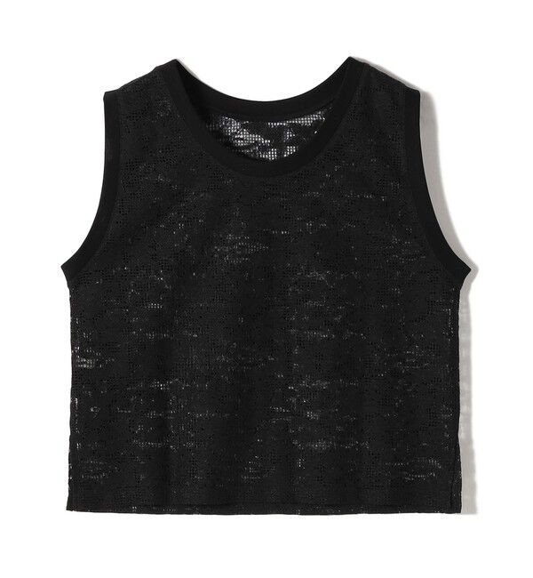 SHIPS for women「〈手洗い可能〉オーガニック コットン レース ノースリーブ プルオーバー」|タンクトップ|