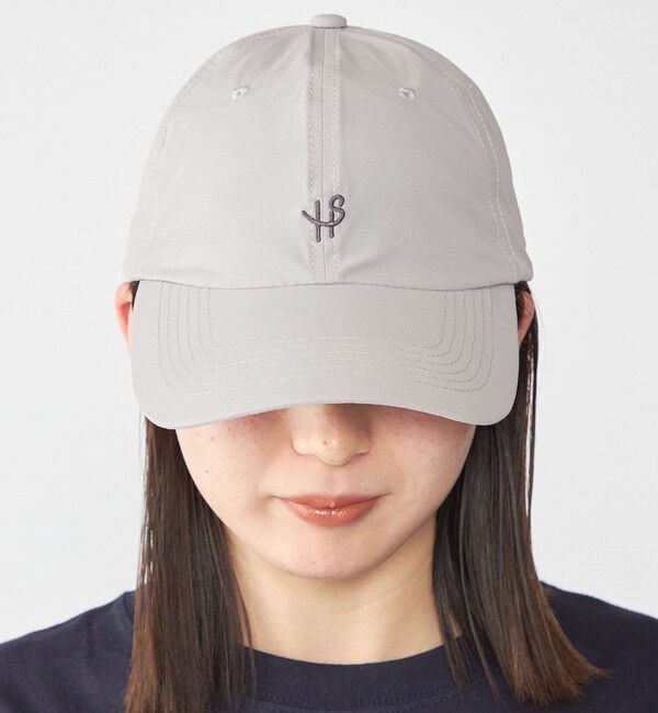 SHIPS「【WEB限定】SHIPS: ワンポイント ロゴ UVカット オーバーフィットキャップ」|キャップ・キャスケット|ライトグレー