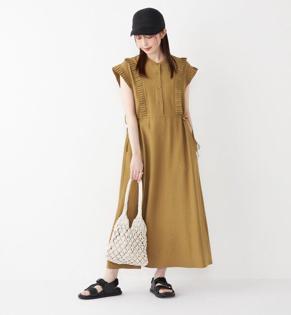 SHIPS Colors 「SHIPS Colors:〈手洗い可能〉プリーツ デザイン シャツ ワンピース◇」|ワンピース|