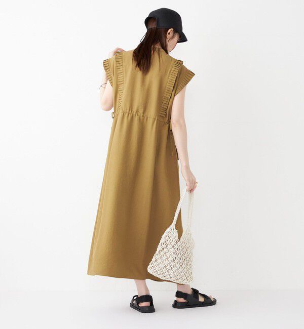 SHIPS Colors 「SHIPS Colors:〈手洗い可能〉プリーツ デザイン シャツ ワンピース◇」|ワンピース|