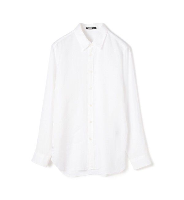 GALERIE VIE「リネンレギュラーカラーシャツ」|シャツ・ブラウス|11 ホワイト