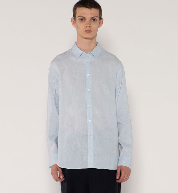 GALERIE VIE「リネンレギュラーカラーシャツ」|シャツ・ブラウス|