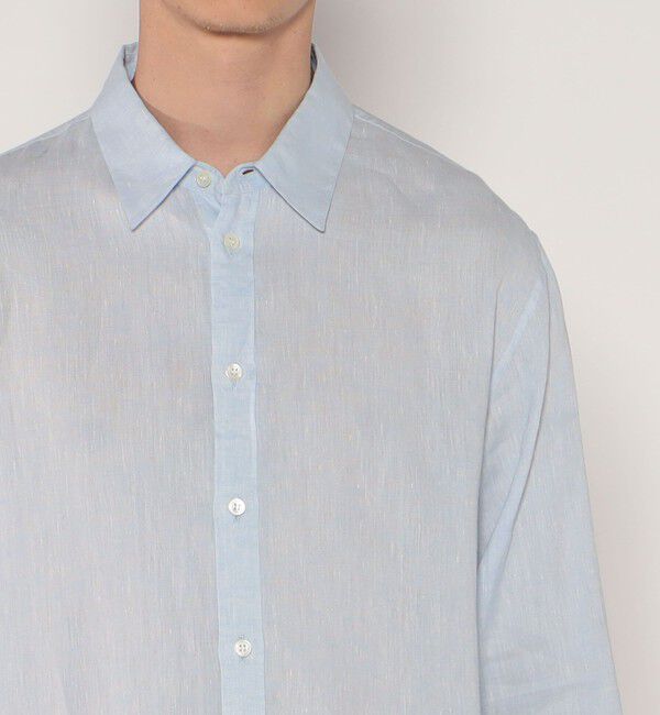 GALERIE VIE「リネンレギュラーカラーシャツ」|シャツ・ブラウス|