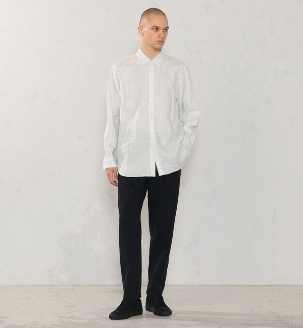 GALERIE VIE「リネンレギュラーカラーシャツ」|シャツ・ブラウス|