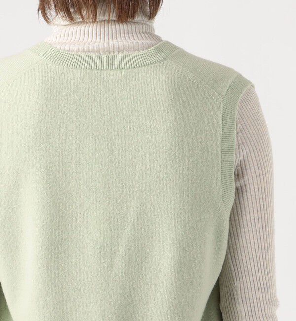 GALERIE VIE「スーパーファインウール Vネックベスト」|ニット・セーター|